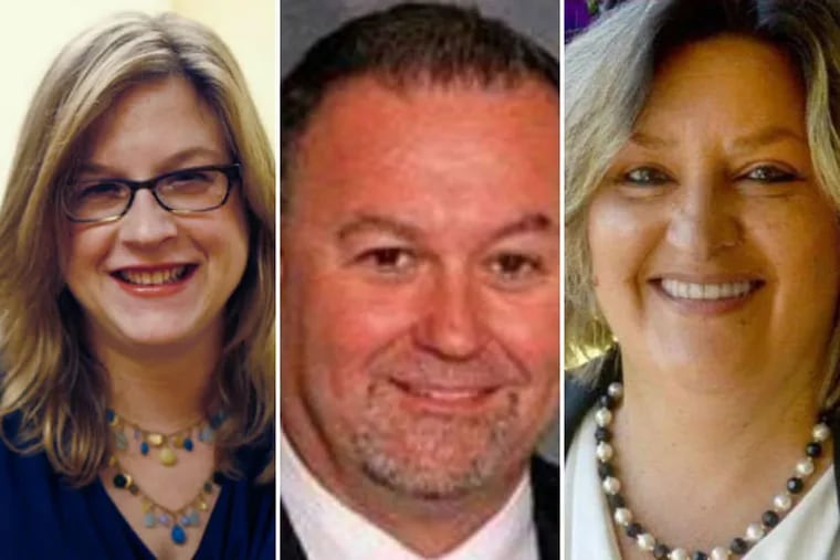 Democrat Leanne Krueger-Braneky, Republican Paul Mullen and write-in candidate Lisa Esler will vie tomorrow in a special Delaware County election to fill the state House seat in the 161st District left vacant by the resignation of Republican Joe Hackett, who won a third two-year term in 2014 but said he wanted to return to his law-enforcement career.