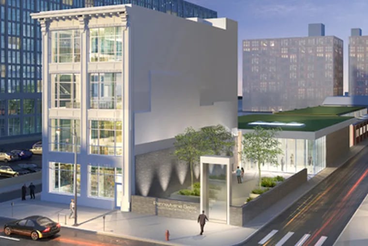The Pennsylvania Ballet's new home on North Broad Street, shown in an architect's rendering. (Erdy McHenry Architecture L.L.C.)
