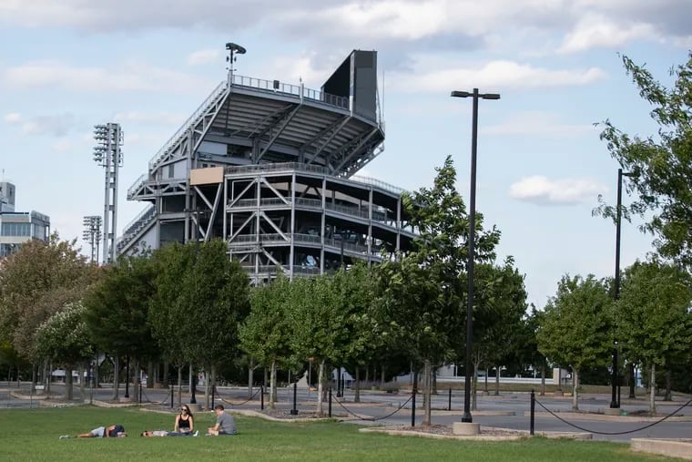 Penn State's Beaver Stadium remains empty of football action.