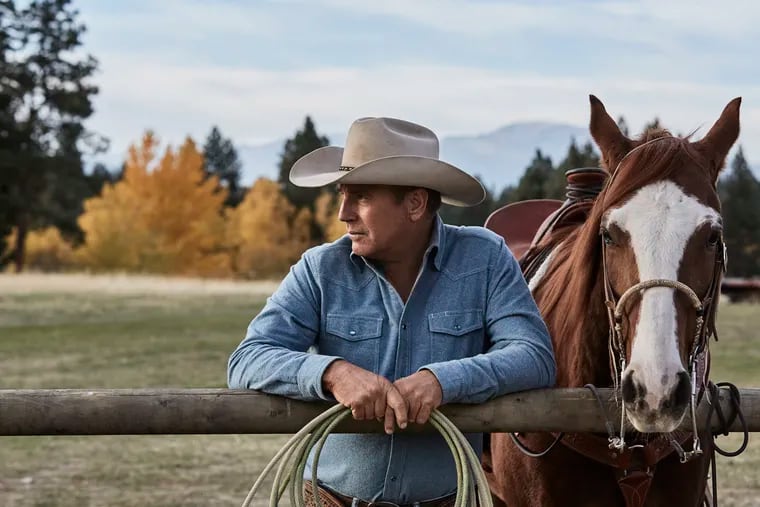 Kevin Costnerr plays a wealthy and powerful rancher in Paramount Network's new family drama "Yellowstone," premiering June 20