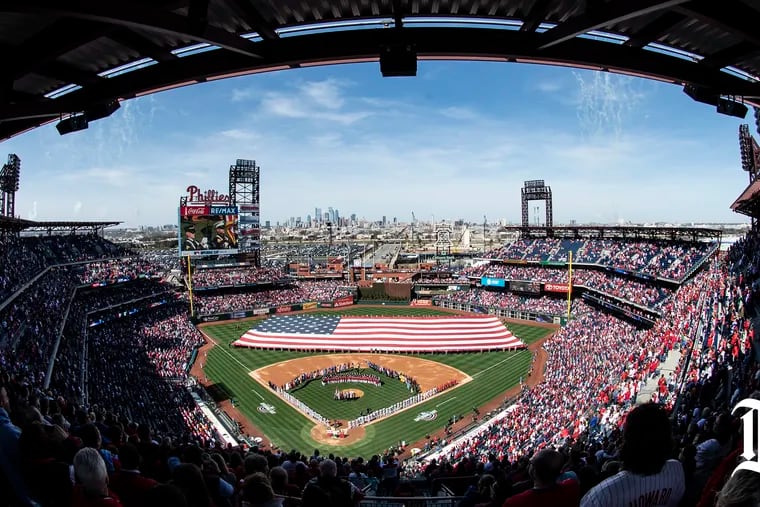 This is what Citizens Bank Park looked like on opening day 2019. It will not look anything like this if there is an opening day 2020 that is being proposed for early July.