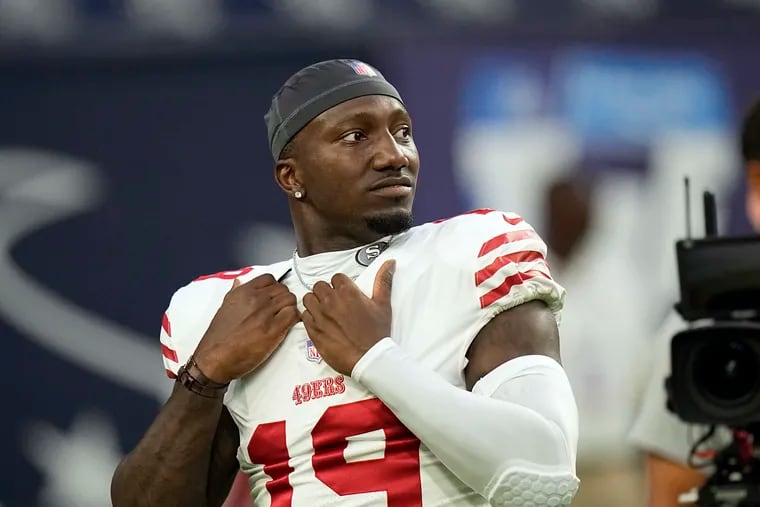 San Francisco 49ers' Deebo Samuel ends interview over Eagles question