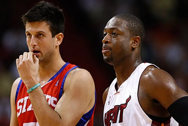 Philadelphia 76ers Jason Kapono has been making the most of his playing time. (AP Photo/J Pat Carter)