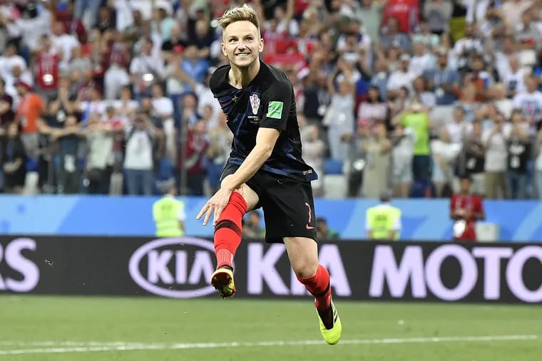 Ivan Rakitic scored Croatia's winning penalty kicks in shootout victories over Denmark and Russia at the World Cup.