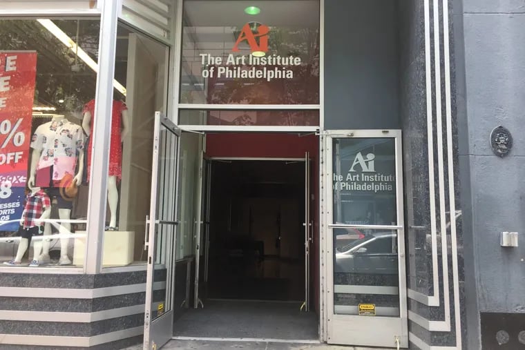The Art Institute of Philadelphia has stopped accepting new students and told city and state officials that it is closing on Aug. 28.