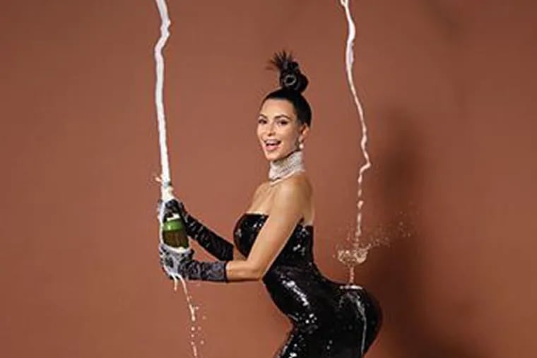 Kim Kardashian (seen here in a photo on the cover of Paper) is cashing in on her willingness to be outrageous and the public's desire for it.