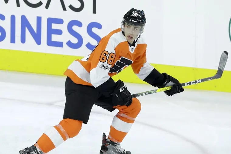 Morgan Frost is one of the many talented players selected in drafts that were overseen by Flyers GM Ron Hextall, who was fired Monday.