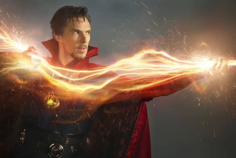 Benedict Cumberbatch as Marvel's Doctor Strange.