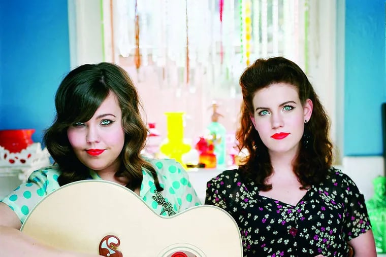 The Secret Sisters bring their bluegrass/old-timey charm to the Martin stage Sunday evening.