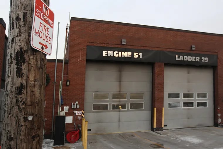 A troubled firefighter was sent to this fire station in Ogontz, home of Engine 51, Ladder 29 and Medic 18.