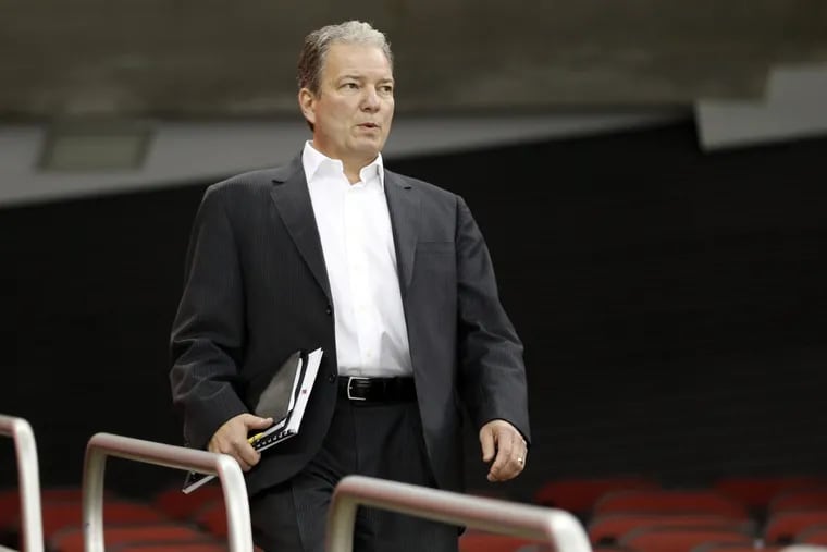 Devils general manager Ray Shero at his team’s training camp in September 2015.