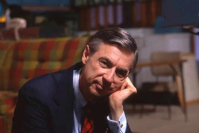 Fred Rogers on the set of his show Mr. Rogers Neighborhood from the film, WON'T YOU BE MY NEIGHBOR, a Focus Features release