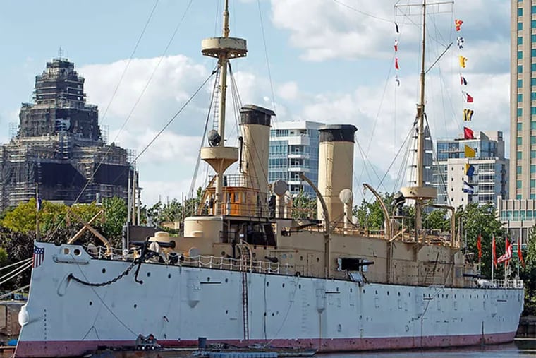 The USS Olympia at the Independence Seaport Museum.