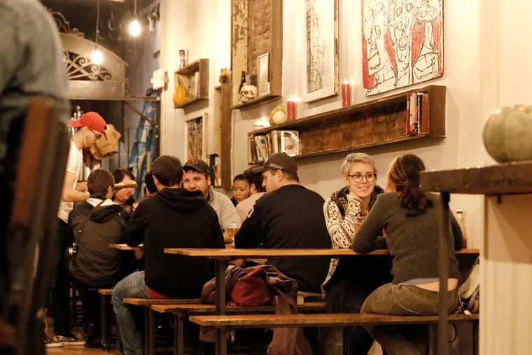 Patrons at Crime & Punishment in Brewerytown can enjoy classic literature off the bookshelves, ambitious menu items like dumplings or borscht bowls, and, of course, unique beers. “Millennials want unique flavors,” said the brewing company’s Mike Wambolt.