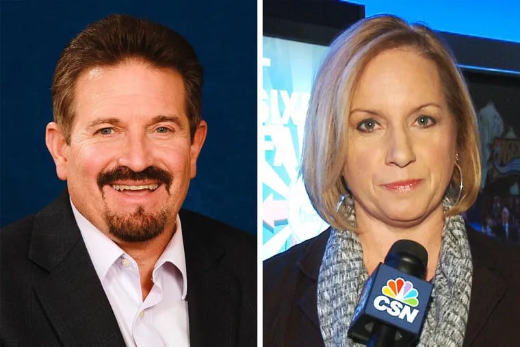 Flyers reporter Tim Panaccio and Sixers reporter Dei Lynam the latest in a series of high-profile exits at Comcast SportsNet.
