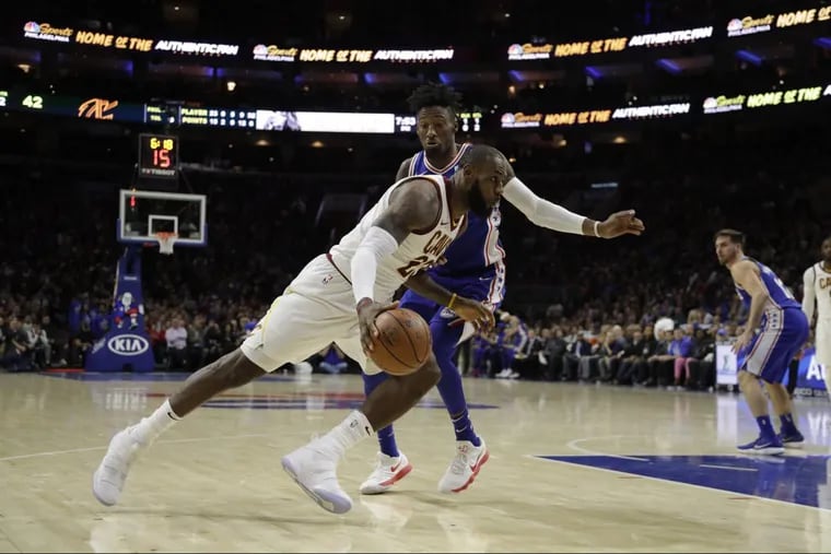 LeBron James had 30 points, 14 rebounds, and six assists when the Cavaliers last played the Sixers on Nov. 27.