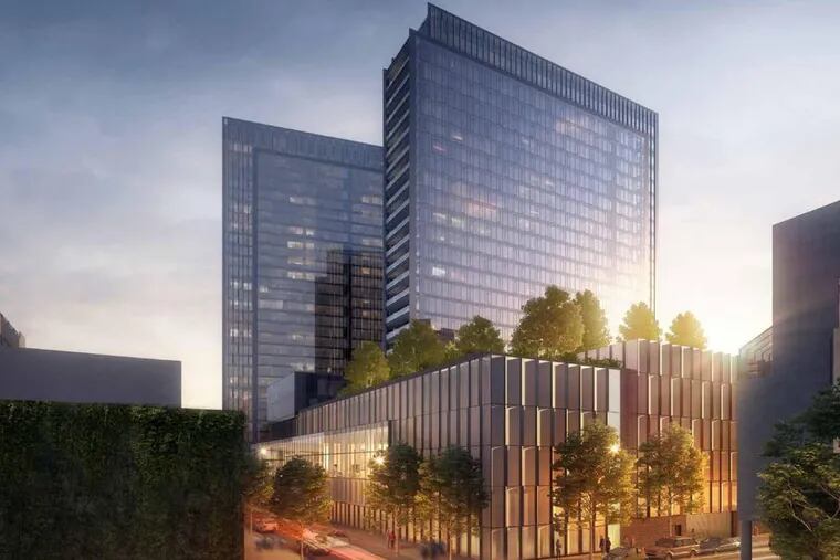 PMC&quot;s proposed development on 23rd Street would have a 54-foot-high, solid garage wall at the corner of Cherry Street, one block from the Schuylkill River Trail.