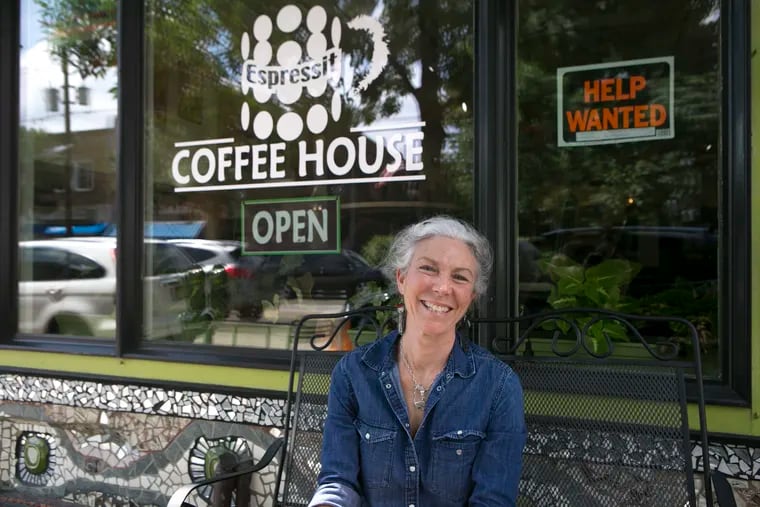 When artist Stacey Douglas opened Espressit on Haddon Avenue in Westmont, NJ  10 years ago, she figured she'd be selling coffee and muffins. She didn't expect this modest establishment would  help create a community.