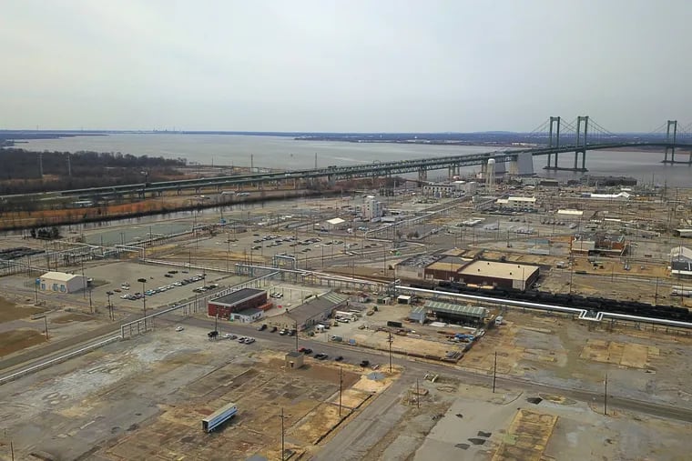 A site in Pennsville, N.J., seen here in March, is among the places nationwide that have been contaminated with toxic chemicals known as PFAS.