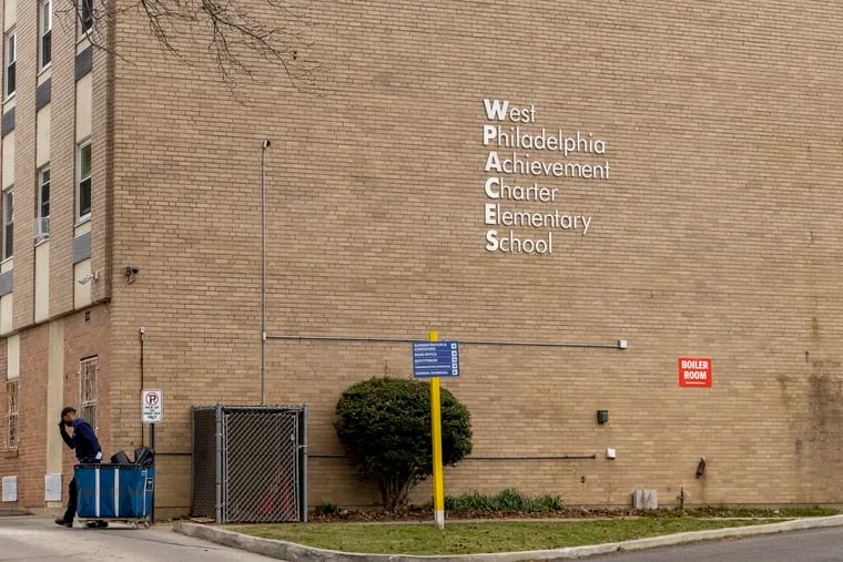 West Philadelphia Achievement Charter Elementary School at 67th and Callowhill Street, where a child accidentally discharged a firearm in school yard on Thursday.