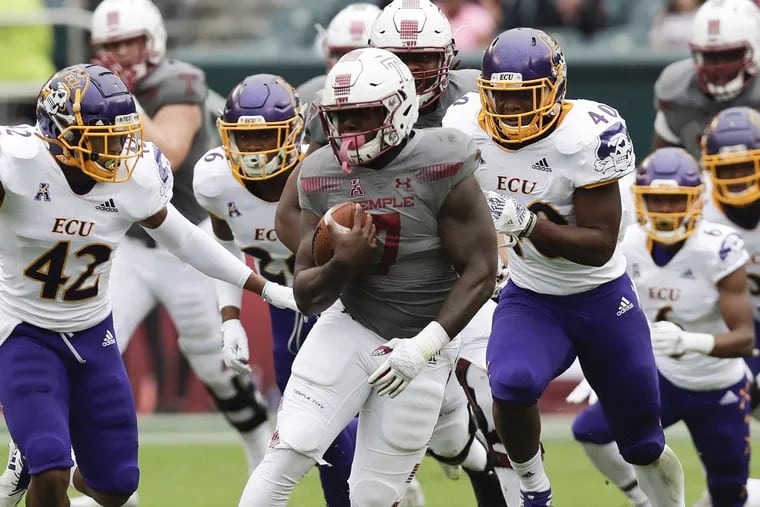 Ryquell Armstead was injured during Temple's blowout win over ECU.