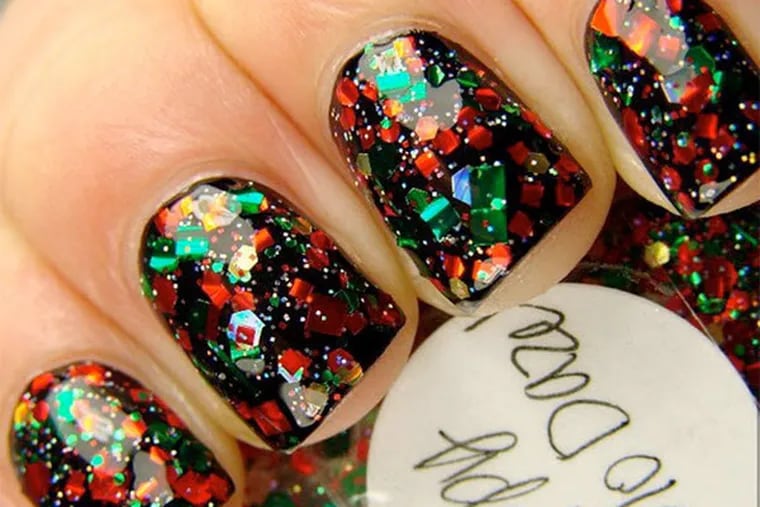 Try these gorgeous holiday nails.