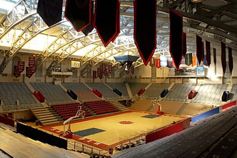 Penn athletic director Steve Bilsky has said adding new scoreboards to the Palestra won't change its essence. (Charles Fox/Staff file photo)
