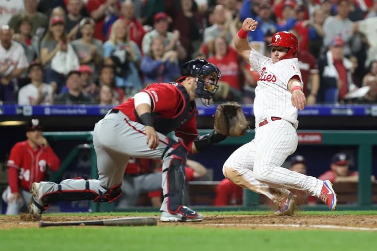 The Phillies open the second half of the season on Friday and begin a stretch of 10 games in 10 days against the Washington Nationals, Los Angeles Dodgers and Pittsburgh Pirates.