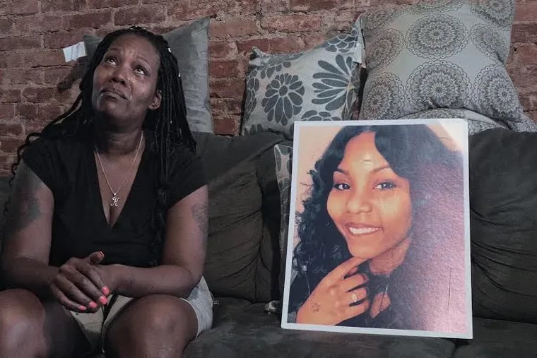 Danielle Shaw-Oglesby talks about the loss of her daughter, Dominque, in a new docu-series about Philadelphia's gun violence. "Weight of Death" premieres online on Friday.
