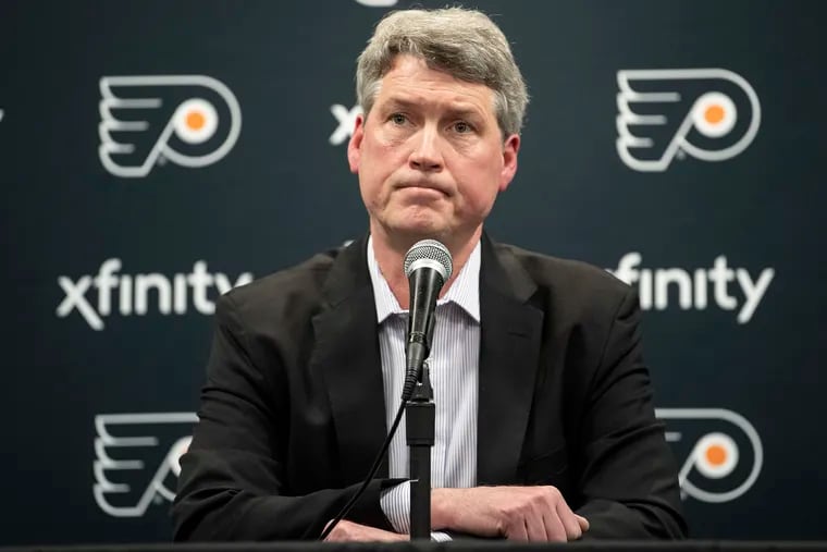 Flyers general manager Chuck Fletcher admitted Wednesday that the team's makeup "probably is not right."