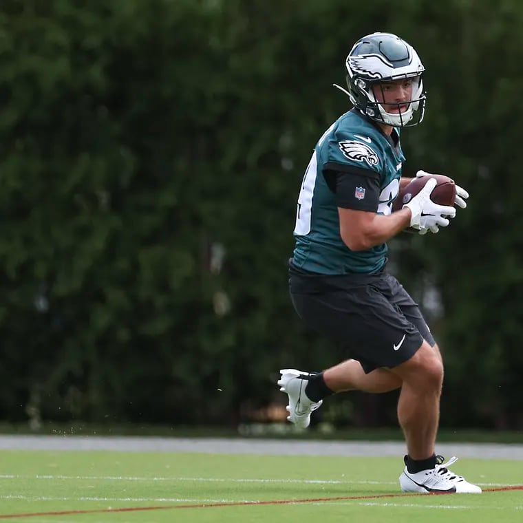Eagles running back Will Shipley was a fourth-round draft pick.