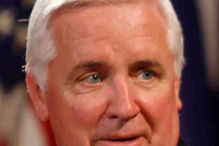 Gov. Corbett supports the concept: If &quot;we get that on the ballot, I'd be very surprised if it didn't pass.&quot;