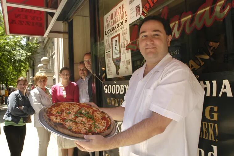 Michael Giammarino at Lombardi's Pizza in Rittenhouse Square South Philadelphia in 2005. Giammarino was only weeks away from opening a Lombardi's pizza outlet in Parx Casino in 2017 when investigators from the Pennsylvania Gaming Control Board moved to revoke his license for alleged mafia connections. APRIL SAUL / Staff Photographer
