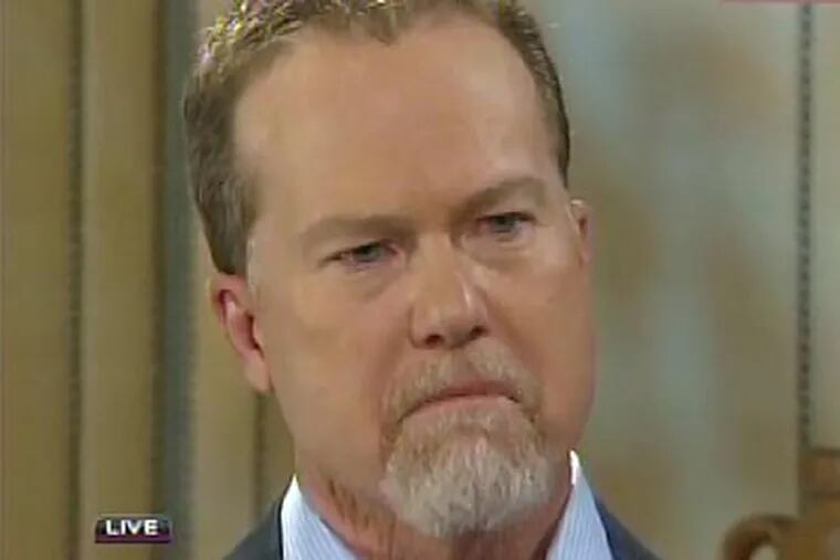 Mark McGwire was interviewed on the channel owned by Major League Baseball (MLB Network/AP)