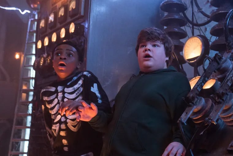 Caleel Harris and Jeremy Ray Taylor star in Columbia Pictures' GOOSEBUMPS 2: HAUNTED HALLOWEEN.