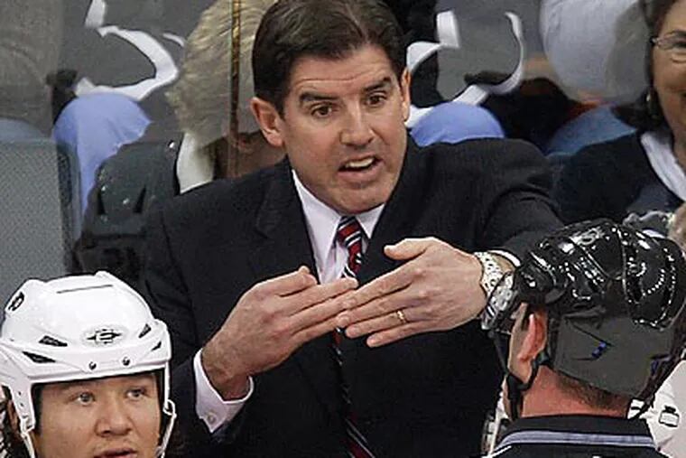 "They've both been really good," Peter Laviolette said of the Flyers' special teams. (Gene J. Puskar/AP file photo)