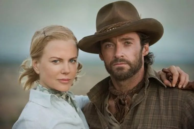 Nicole Kidman and Hugh Jackman are opposites destined to fall in love in &quot;Australia,&quot; a western-style romancer set in World War II.