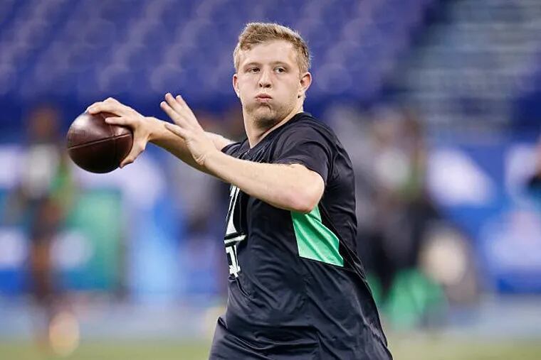 Nate Sudfeld joins the Eagles two days after being released by Redskins, and six days before the teams meet in the NFL opener.