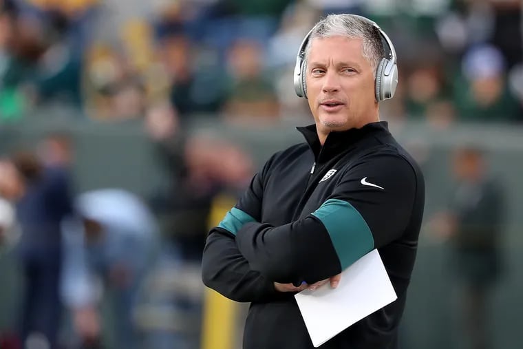 Eagles defensive coordinator Jim Schwartz has blitzed more than usual the last three weeks, but he still prefers to rely on a four-man rush to get pressure on opposing quarterbacks.