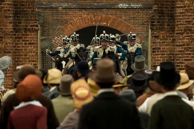 "Peterloo" tells the real story of an 1819 massacre of working people peacefully demonstrating for their political rights in Manchester. MUST CREDIT: Simon Mein, Amazon Studios