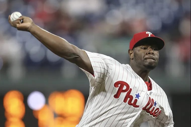 Hector Neris struck out two in the ninth inning to preserve the Phillies’ win over the San Francisco Giant on Tuesday.