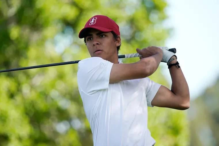 Nate Menon, a redshirt sophomore at Stanford who is from Wyomissing and LedgeRock Golf Club, shot a 73 Monday.