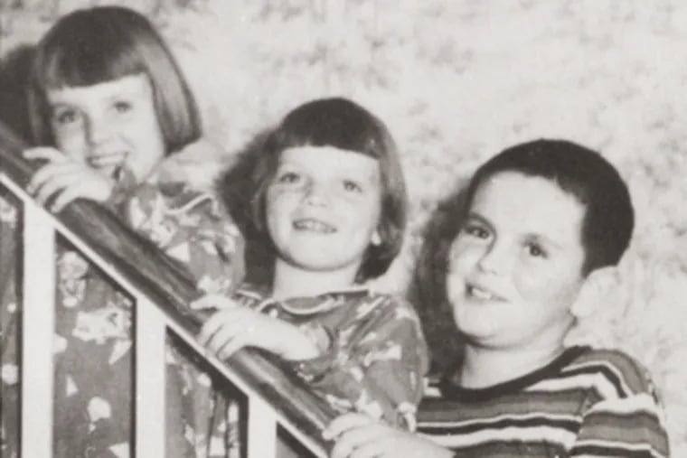 A 1954 Christmas card featured young Gingrich and sisters: "We didn't have any money, but we weren't poor."