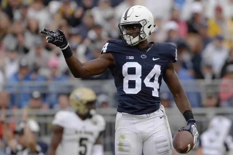 In nine games this season, Penn State wide receiver Johnson has 23 receptions for 399 yards and a touchdown, but he has been plagued by a case of the drops and an injury.