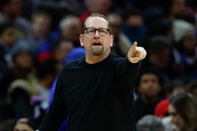 Coach Nick Nurse has directed the Sixers to a 29-15 start so far. Will he get some reinforcements at the trade deadline?