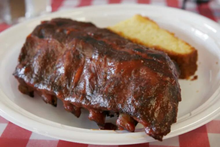 At the Mason Jar on Long Beach Island, the barbecue ribs, butts and briskets are slow-cooked and savory - the real thing.
