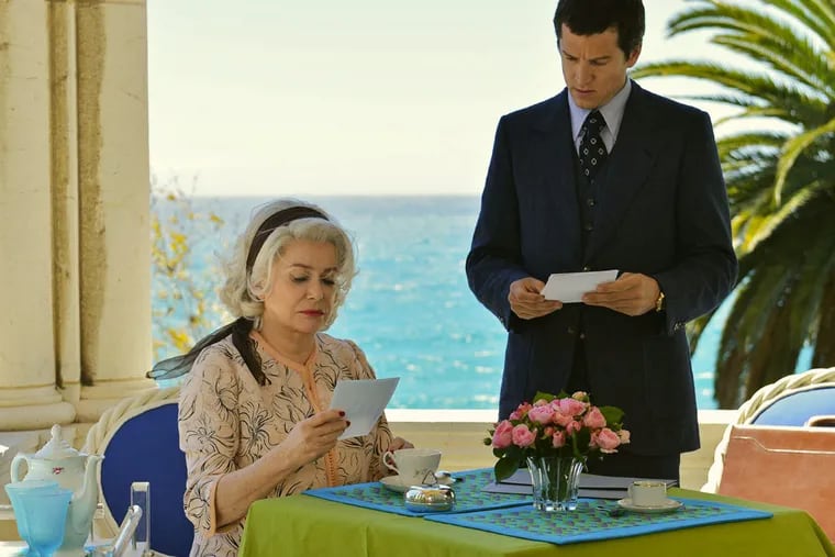 Catherine Deneuve and Guillaume Canet in “In the Name of My Daughter.” (Photo courtesy of Cohen Media Group)