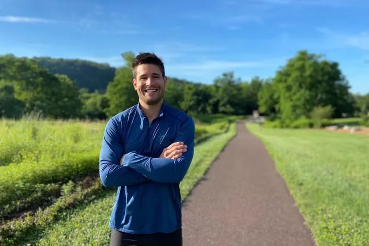 Jonathan Rizzo, of Phoenixville, felt like he was "losing his mind," as he went from running every day to struggling just to walk to the bathroom.
