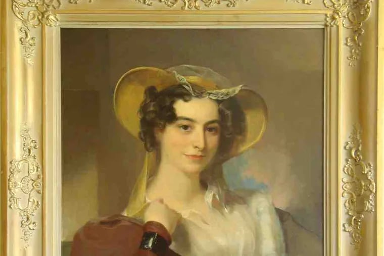 Rebecca Gratz , as portrayed by Thomas Sully, and her younger brother, Joseph, painted by G.P.A. Healy.
