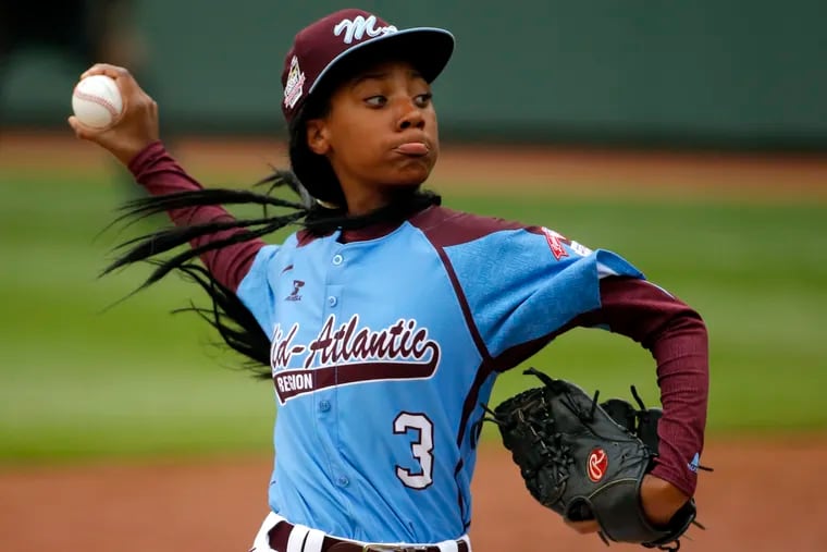 Philadelphia native Mo'ne Davis became the first girl to pitch a shutout in the 2014 LLWS.